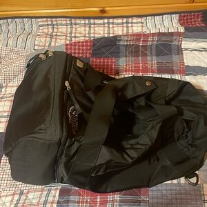 North Face duffle with zip off top